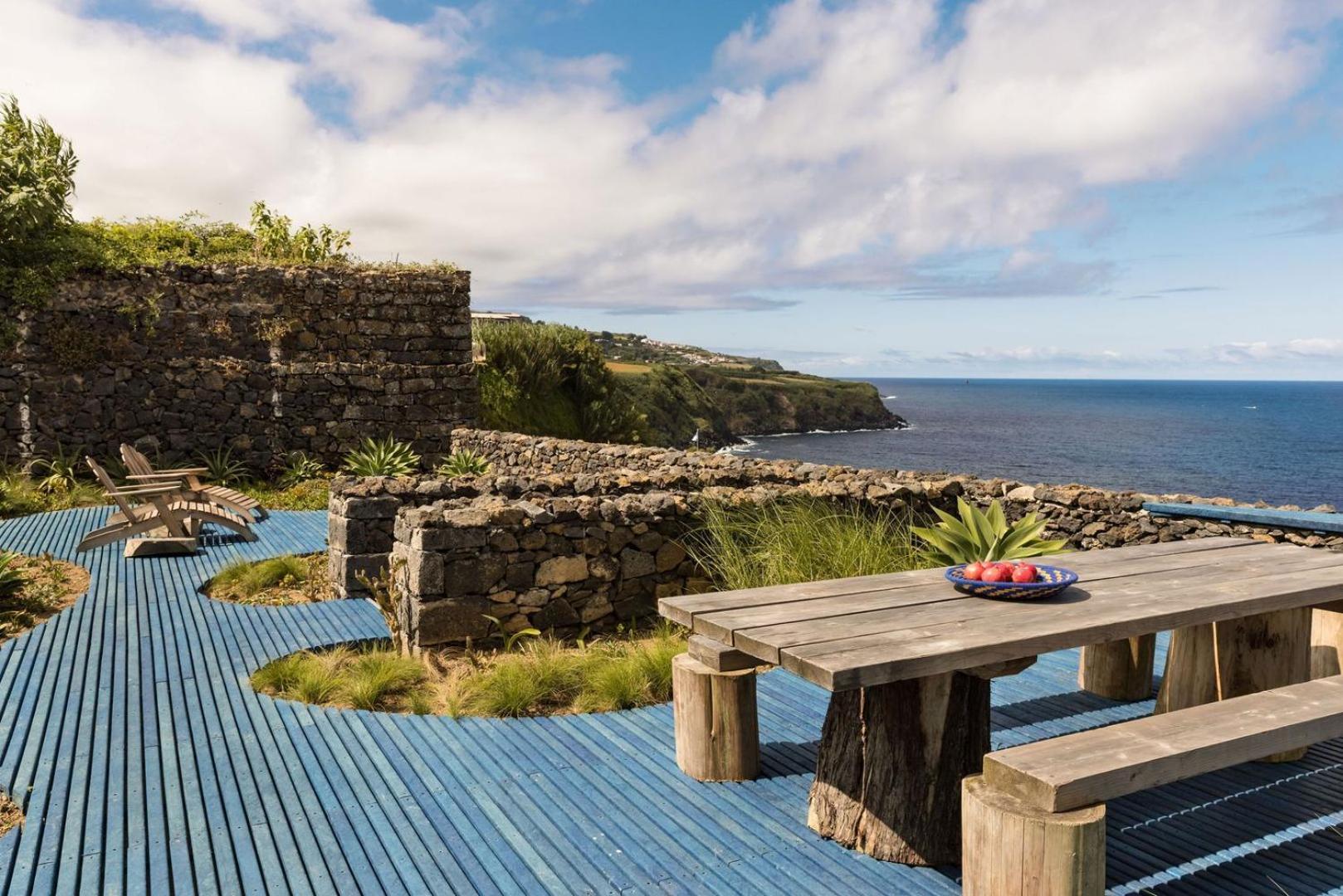 The Blue House Azores Capelas Buitenkant foto